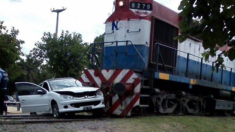 La conductora se quejó de la falta de señalización. Foto: gentileza Silvia Amaya / El Doce y Vos