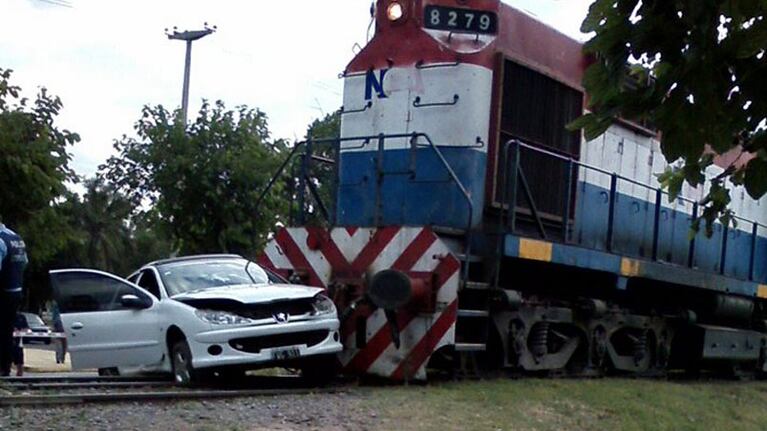 La conductora se quejó de la falta de señalización. Foto: gentileza Silvia Amaya / El Doce y Vos