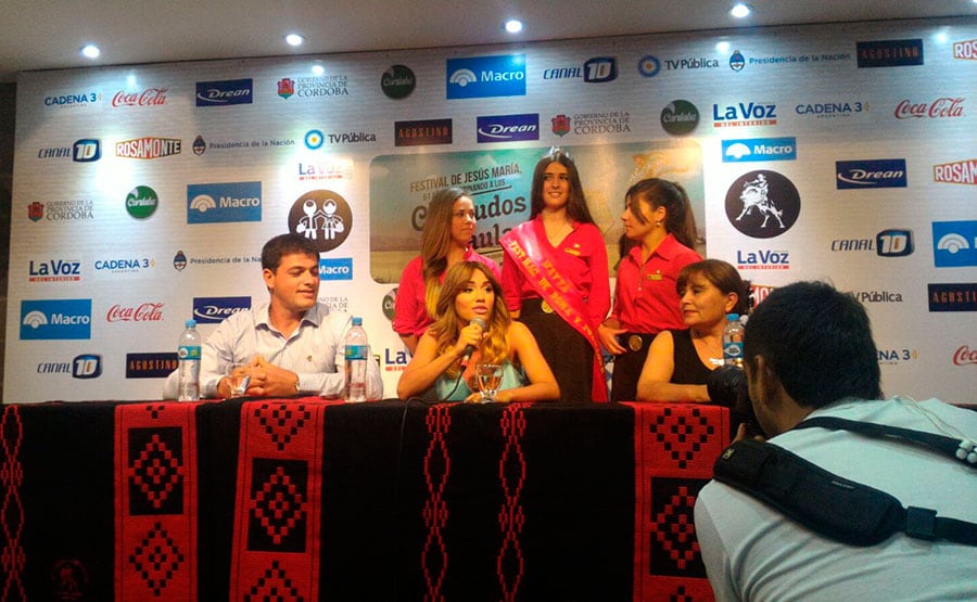 La conferencia de prensa de Lali Espósito antes del show. Foto: Lucio Casalla / ElDoce.tv