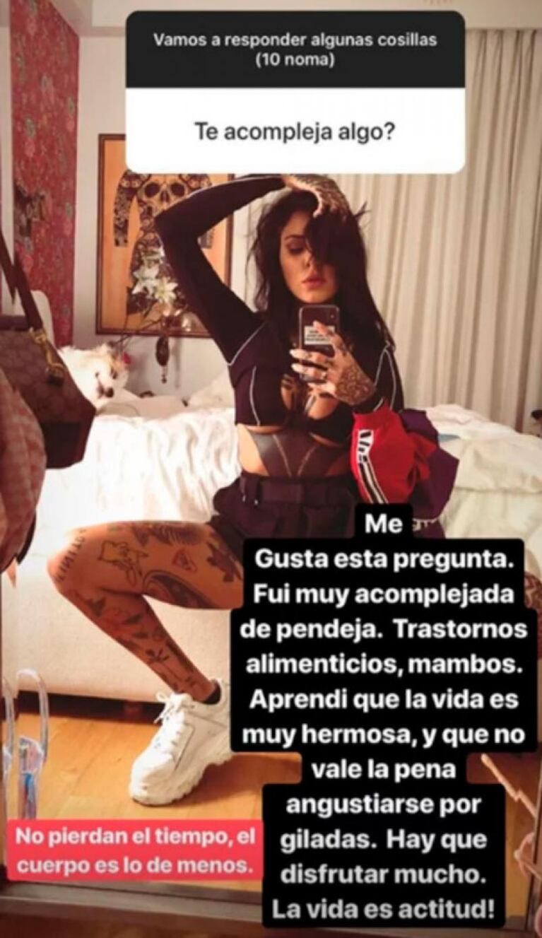 La confesión de Cande Tinelli sobre los problemas en su adolescencia