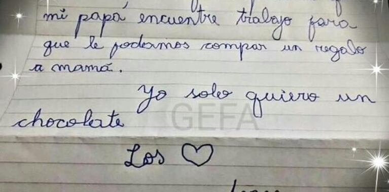 La conmovedora carta de un nene a los Reyes Magos