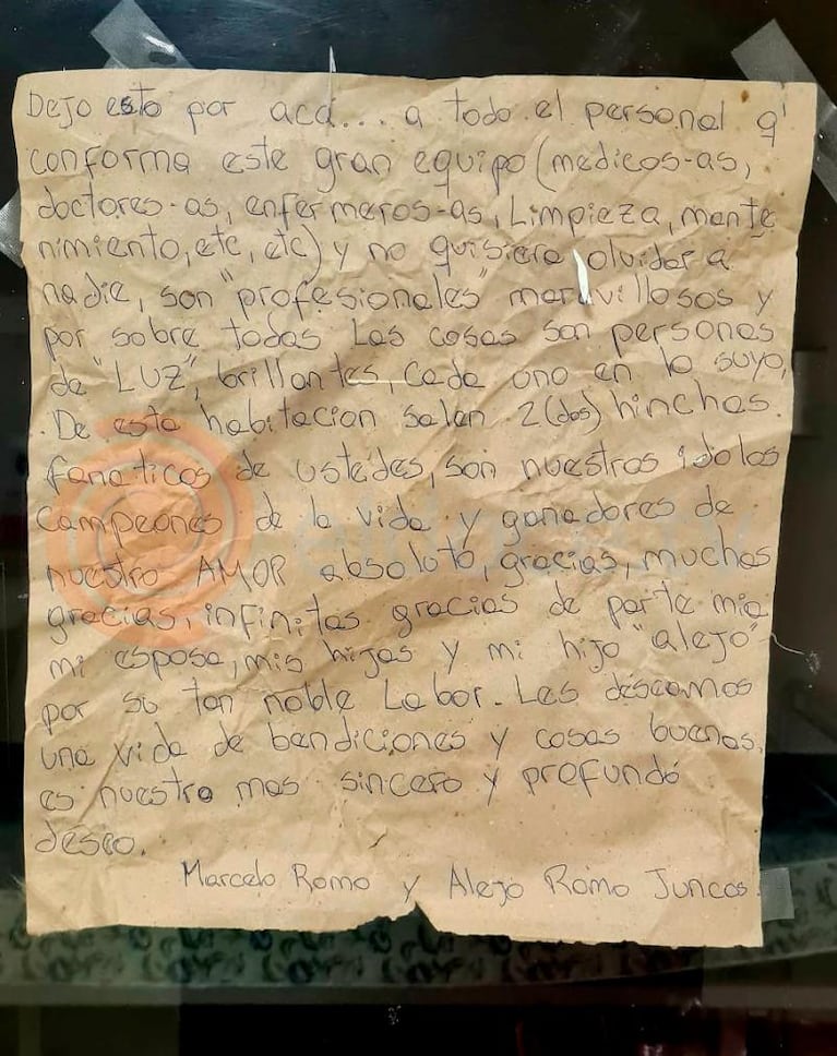 La conmovedora carta de un papá al personal de salud que salvó la vida de su hijo