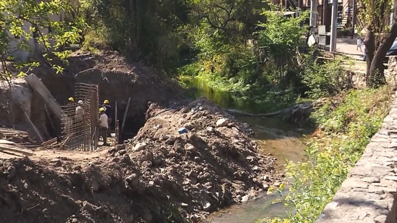 La construcción del puente que preocupa a los ciudadanos de Villa Allende.