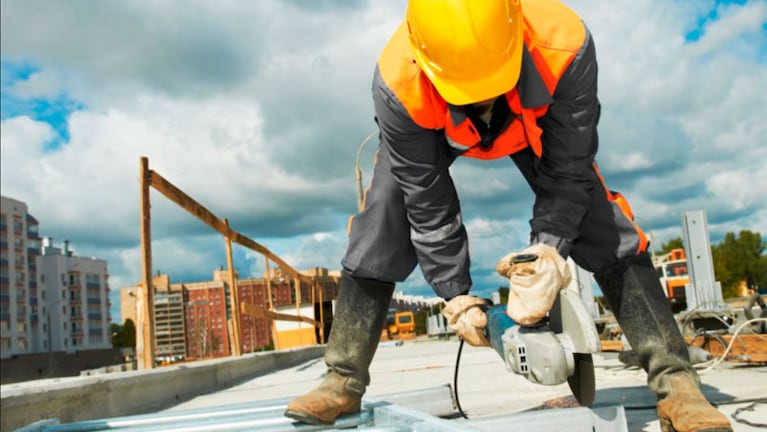 La construcción tuvo una caída mensual del 4,6%.
