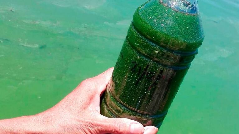 La contaminación en el lago San Roque es motivo de denuncias recurrentes de ambientalistas.