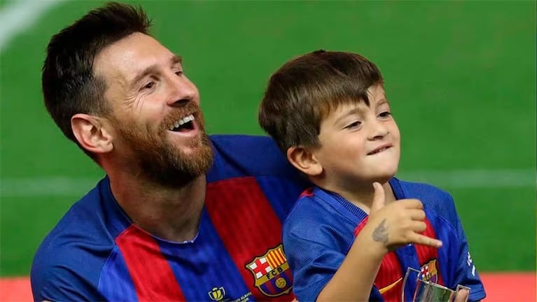 La contundente respuesta de Messi sobre el rumor de la salida de su hijo Thiago al Barcelona