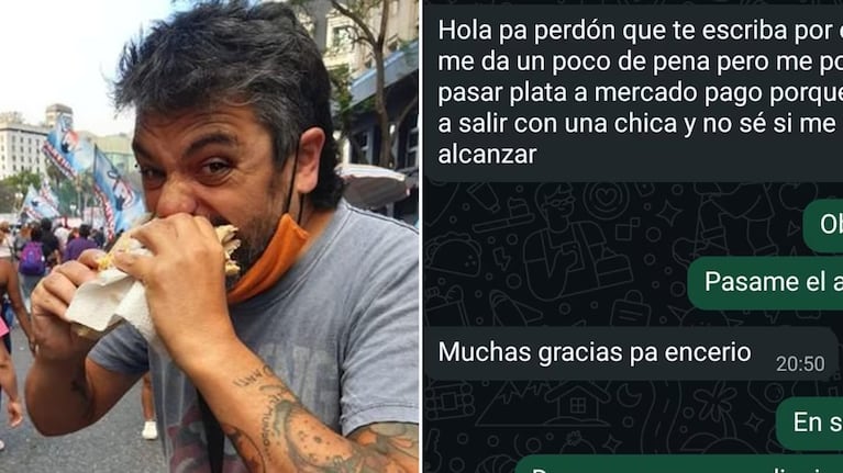 La conversación viral entre un padre y un hijo.
