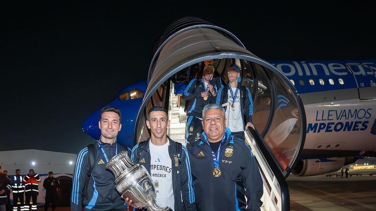 La Copa América en la Argentina, con Di María. (Foto: Instagram/@AFASeleccion)