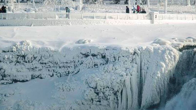 La costa este de Estados Unidos soporta temperaturas de hasta 20 grados bajo cero.