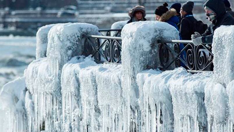 La costa este de Estados Unidos soporta temperaturas de hasta 20 grados bajo cero.