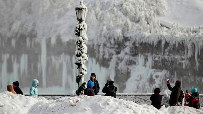 La costa este de Estados Unidos soporta temperaturas de hasta 20 grados bajo cero.