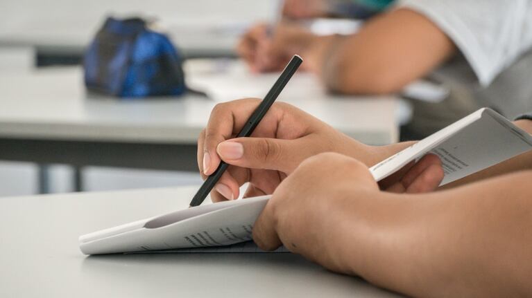 La crisis argentina se padece en las aulas.