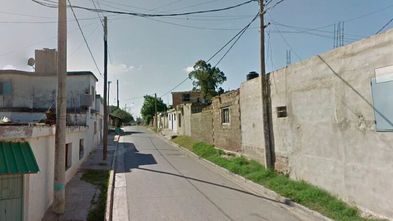 La cuadra donde ocurrió el crimen.