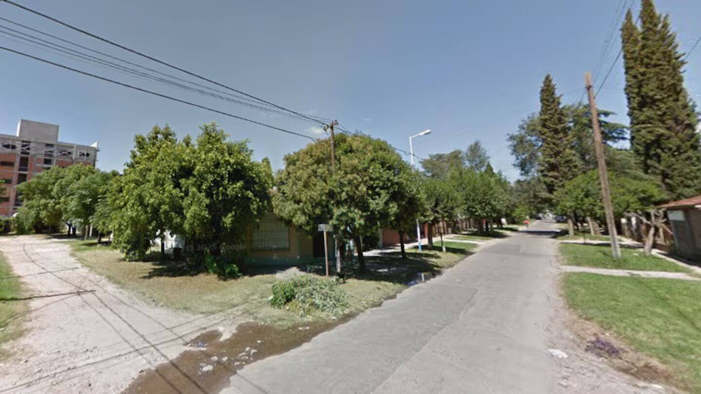 La cuadra donde ocurrió el parricidio