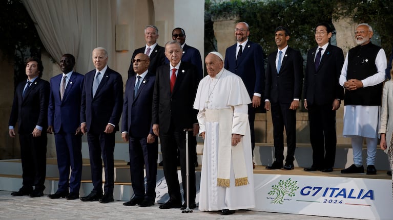 La cumbre del G7 se realizó en Italia.