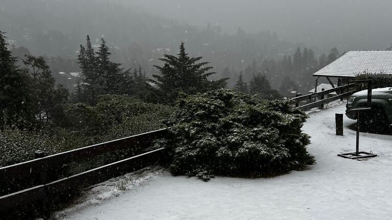 La Cumbrecita recibió el 21 de septiembre cubierta de blanco.