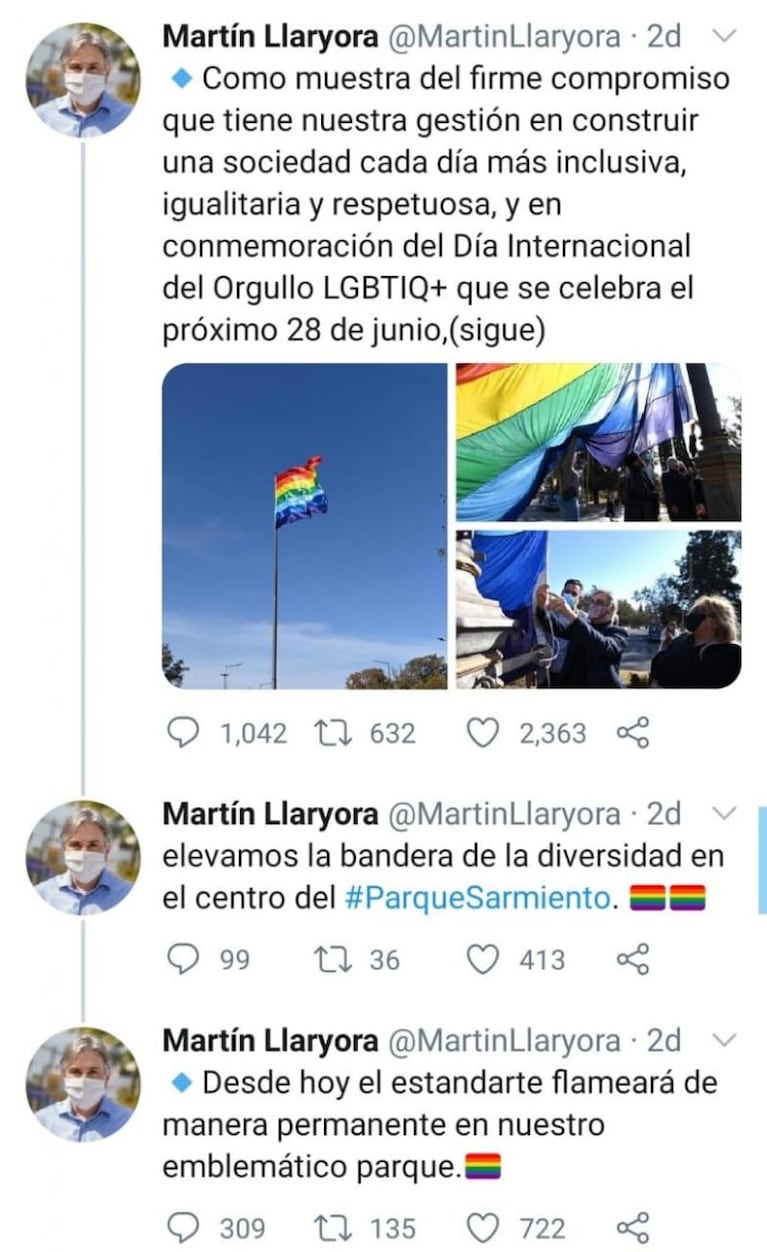 La decisión de la Municipalidad por la bandera LGBT en el Parque Sarmiento