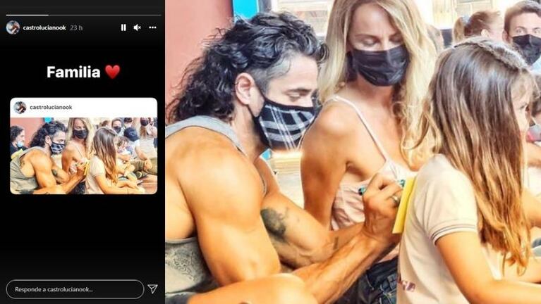 La declaración de amor de Flor Vigna a Luciano Castro