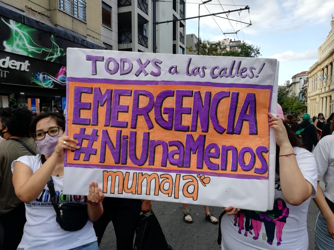 La declaración de la emergencia por los femicidios, uno de los principales reclamos.