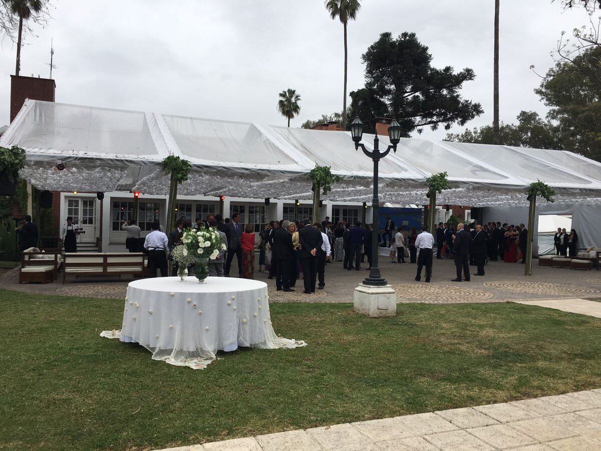 La decoración del casamiento de Macedo y Urtubey.