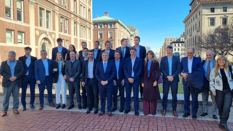 La delegación cordobesa en Estados Unidos para el Argentina Week.