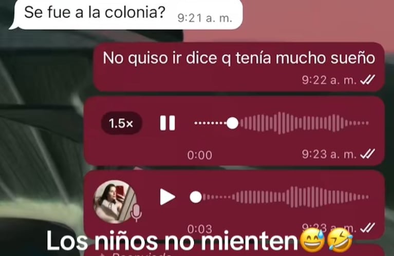 La desopilante conversación entre un padre y su hija.