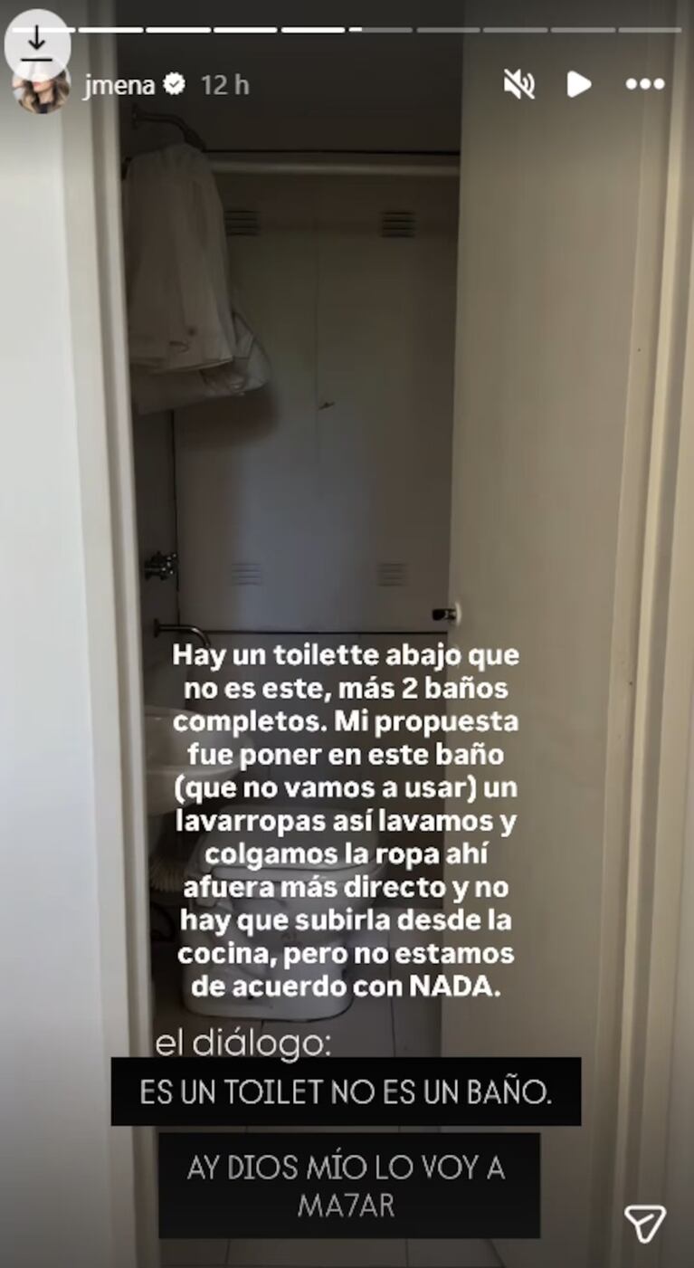 La desopilante pelea de Jimena Barón y su novio por la remodelación de su nueva casa: “Lo voy a…”