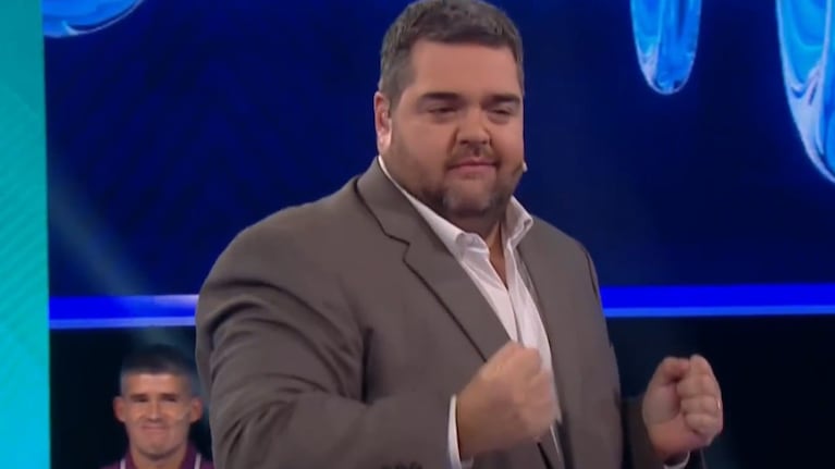 La desopilante reacción de Darío Barassi en Ahora Caigo.