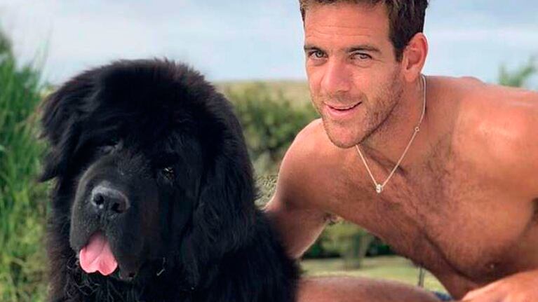 La despedida de César entristeció a todos los amigos de Juan Martín Del Potro.