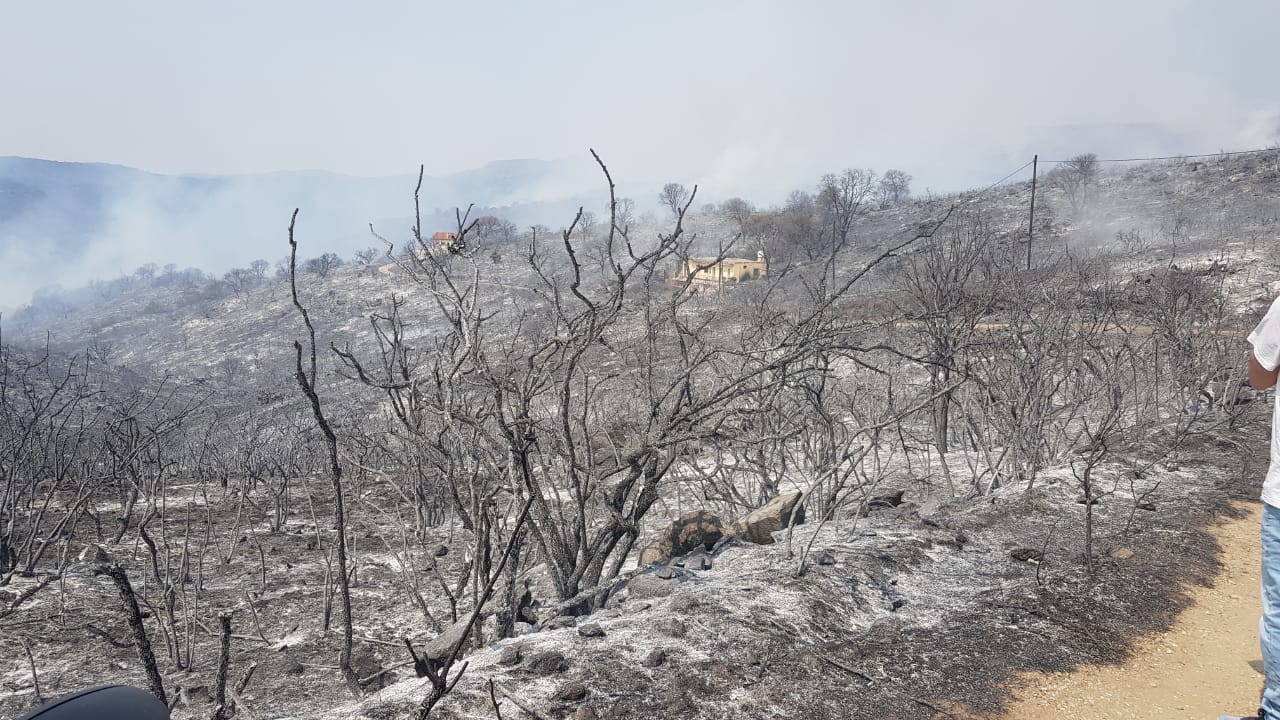 La destrucción es lo que queda tras el paso del fuego.