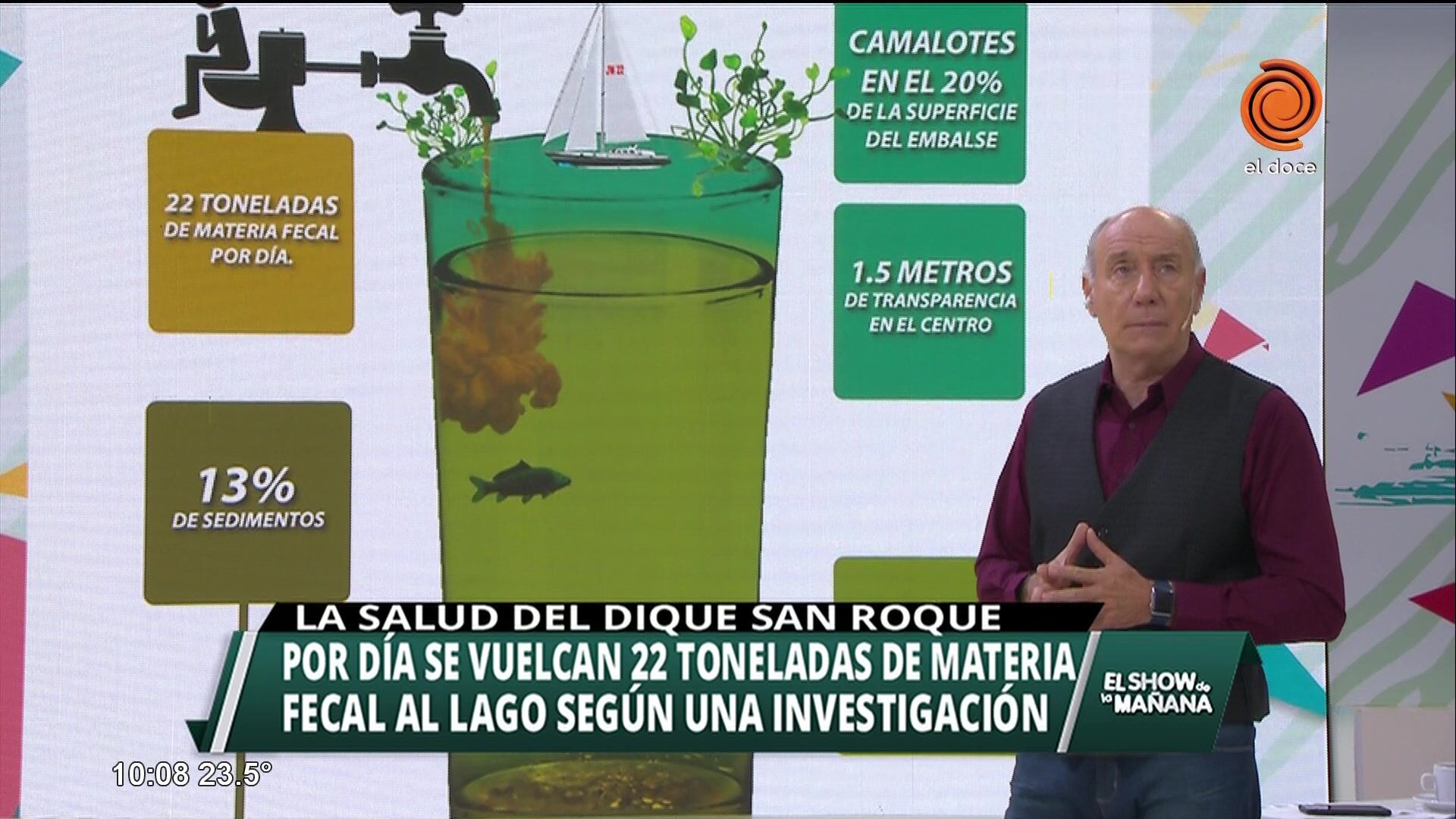 La deteriorada salud del Dique San Roque