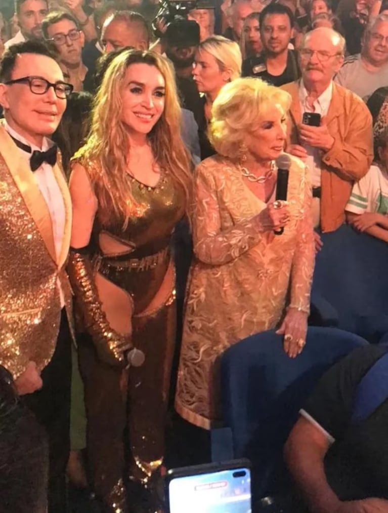 La diva fue a ver a la humorista al teatro en Mar del Plata.