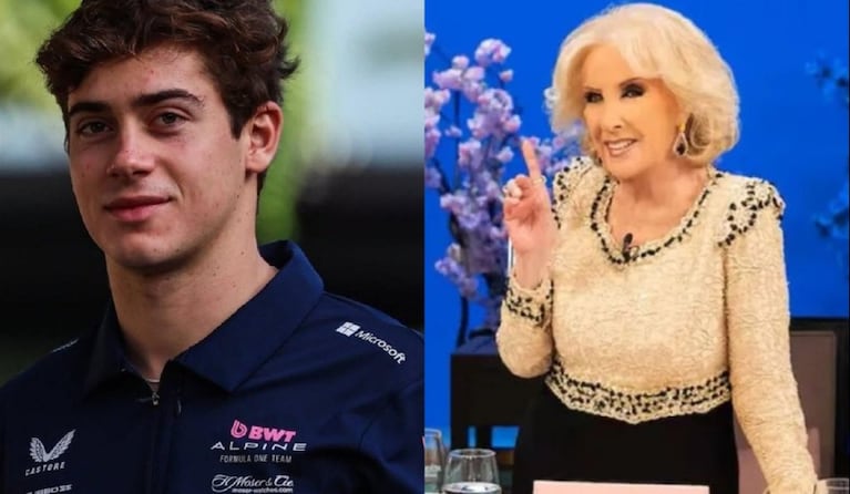 La divertida respuesta de Colapinto a un tuit de apoyo de Mirtha Legrand.