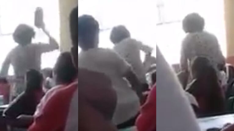 La docente quedó destituida de su cargo.