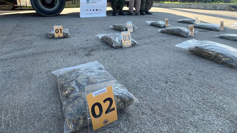 La droga era transportada desde Tucumán.