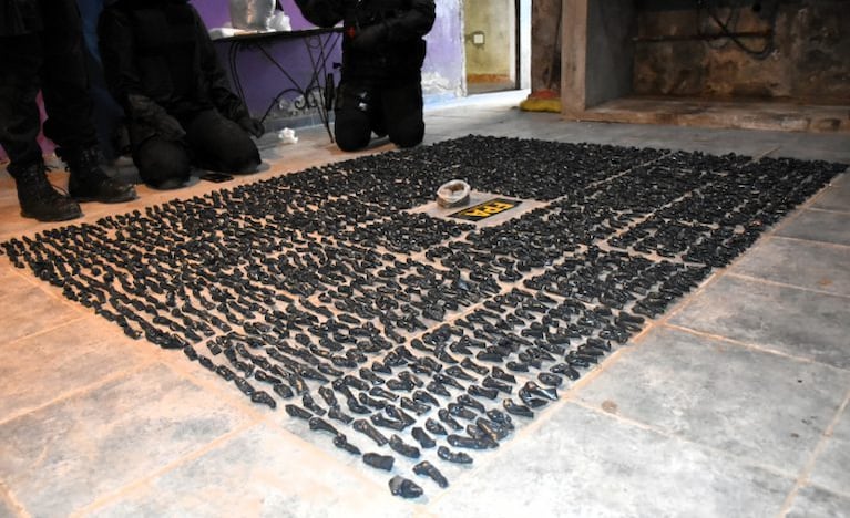 La droga fue hallada en distintos barrios de Córdoba.