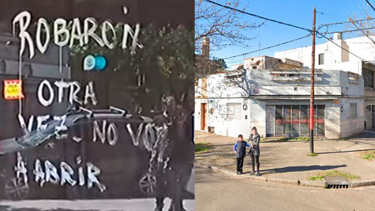La dueña del local comunicó el cierre con un mensaje escrito.