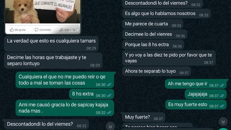 La echaron de una panadería por compartir un meme y fue viral: "Ya quería la ilusa"