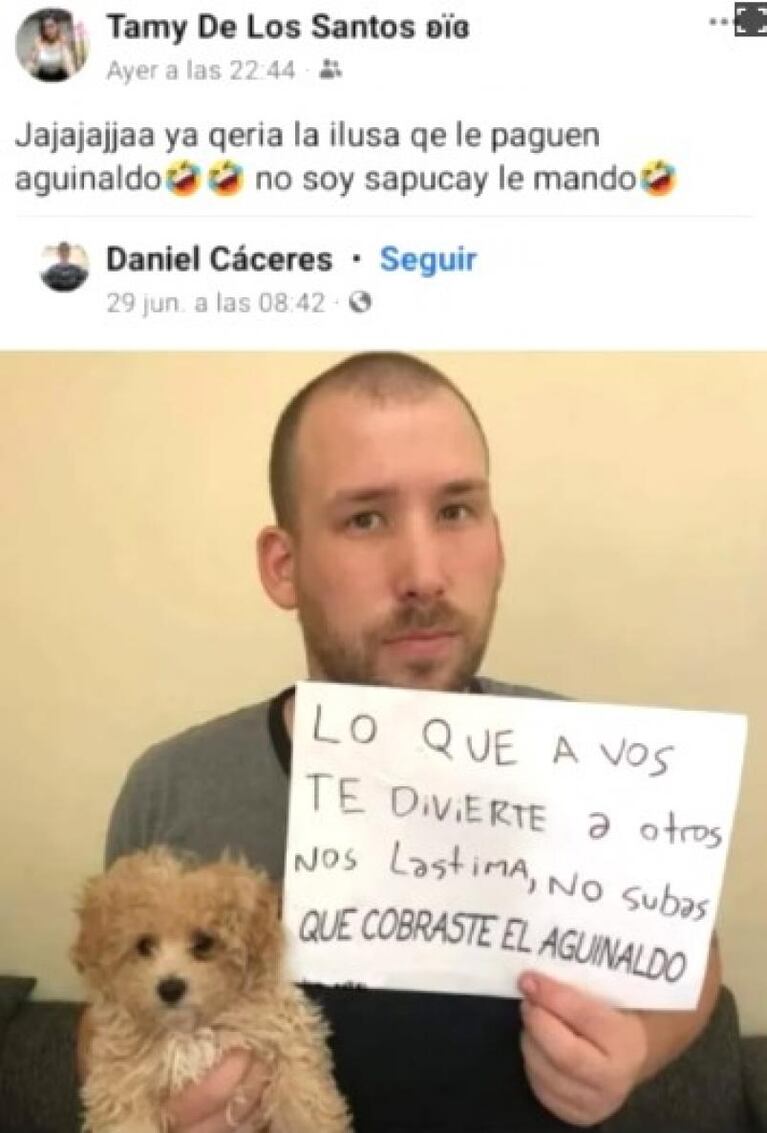 La echaron de una panadería por compartir un meme y fue viral: "Ya quería la ilusa"