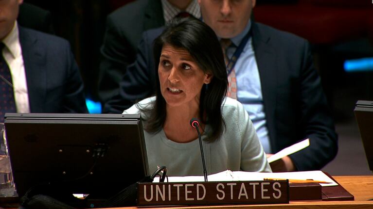 La embajadora norteamericana ha realizado el ultimátum ante la ONU.