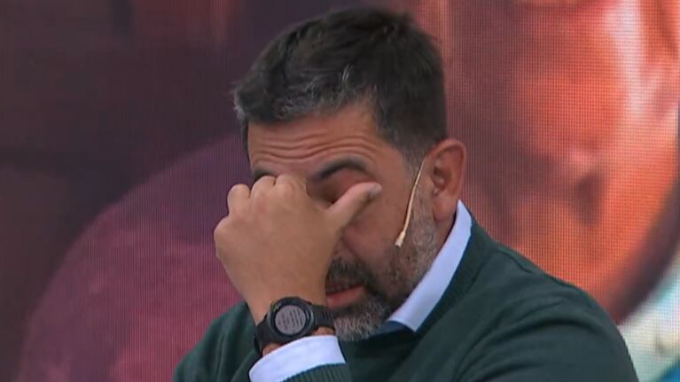 La emoción de Fredy Bustos en Seguimos en El Doce.