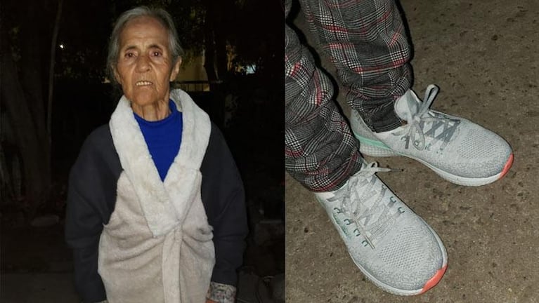 La emoción de la abuela cordobesa a la que le regalaron unas zapatillas y se hizo viral