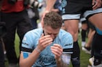 La emoción del goleador. Belgrano es campeón. Foto: Lucio Casalla/El Doce.