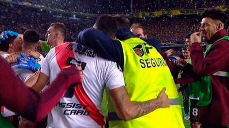 La empresa PCP había sido contratada por Boca para el encuentro de vuelta de la serie.