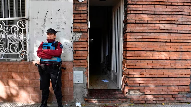 La entrada a la casa de Almagro donde ocurrió el horror. 