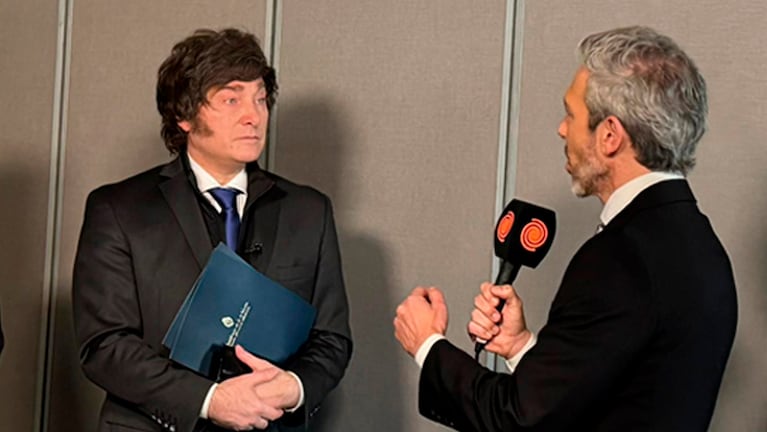 La entrevista de Milei con El Doce en Córdoba.