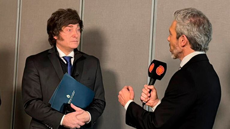 La entrevista de Milei con El Doce en Córdoba.