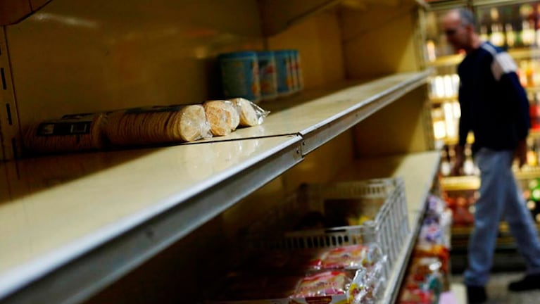 La escasez de alimentos preocupa en Venezuela.