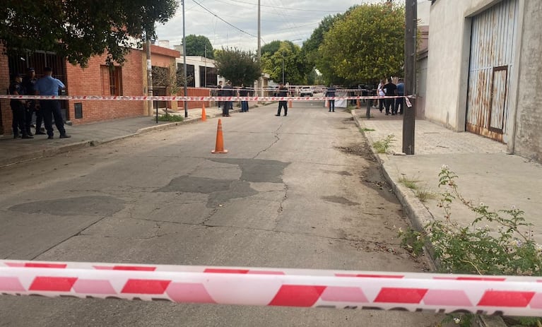 La escena del crimen en febrero de 2024.
