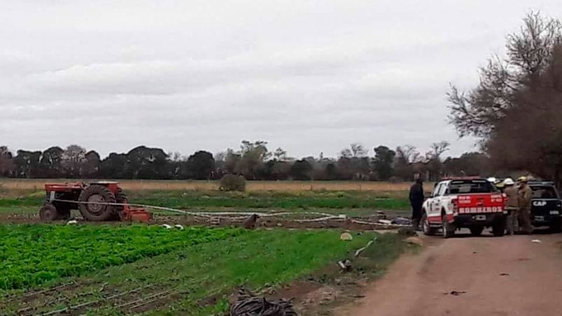 La escena donde ocurrió el trágico accidente. / Foto: Diario Así Somos